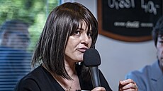 P�edvolební debata Jany Malá�ové (SOCDEM) na pra�ském Proseku. (2. zá�í 2025