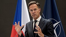 Tisková konference po setkání premiéra Petra Fialy (ODS) a generálního...