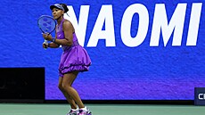 Japonská tenistka Naomi Ósakaová ve �tvrtfinále US Open