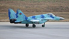 Ázerbájd�ánská stíha�ka MIG-29. (21. zá�í 2025)