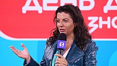 Pední ruská propagandistka, manaerka prokremelských médií Margarita...