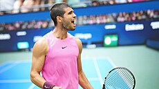 Radost Carlose Alcaraze v semifinále US Open