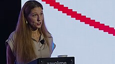 Ministryn� spravedlnosti Eva Decroix z ODS v debat� pro studenty Zavolíme