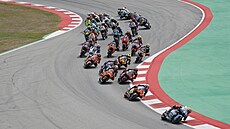 Momentka z Velké ceny Katalánska Moto2.