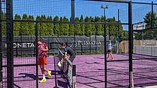Padelový areál v �í�anech v Pliskova Tennis Academy