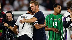 Trenér n�meckých fotbalist� Julian Nagelsmann po kvalifika�ním utkání proti...