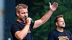 Litvínov, areál Lou�ky, 6. 9. 2025. Setkání fanou�k� hokejové Vervy Litvínov. ...