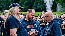 Litvínov, areál Lou�ky, 6. 9. 2025. Setkání fanou�k� hokejové Vervy Litvínov....