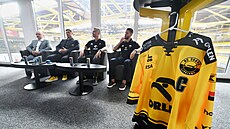Litvínov, 4.9. 2025, tisková konference hokejového  Litvínova ped startem...