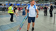 Otpa Jakub Vadlejch odlétá na mistrovství svta v Tokiu.
