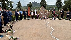 Památník s krásným výhledem na vrch Koálov