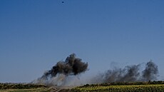 Don�cká oblast. �lenové jednotky St�i� z 10. úto�né horské brigády Edelvejs...