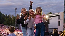 Na koncert Marka Ztraceného vyrazily v�echny v�kové kategorie. (30. srpna 2025)