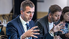 éf hnutí STAN a ministr vnitra Vít Rakuan spolen s ministrem prmyslu...