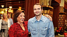 Marie Rottrová a její vnuk Bruno (27. srpna 2025)