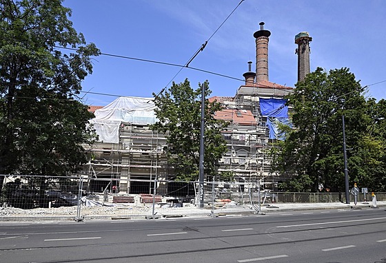 Nová bytová výstavba v historickém prostoru pivovaru v Nuslích