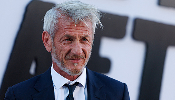 Sean Penn v Los Angeles (8. záí 2025)