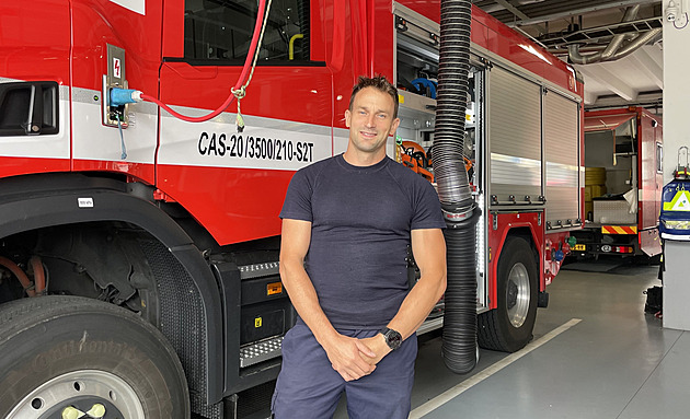 Marek Víek, pardubický profesionální hasi a úspný reprezentant v soutích....
