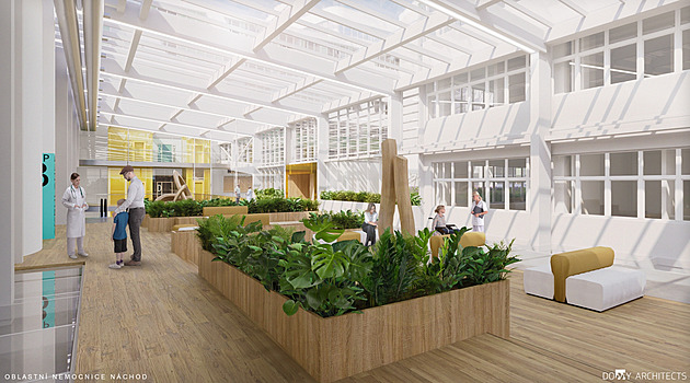 V Náchodě přistaví pavilon interny a onkologie, nemocnici čeká přesun oddělení