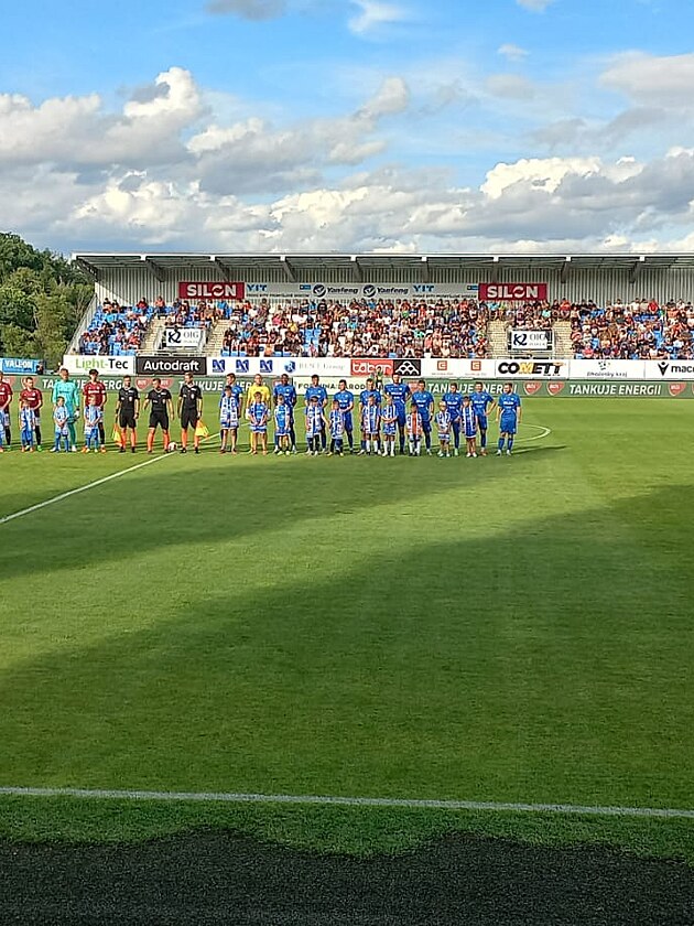Stadion Kvapilka v Táboe.