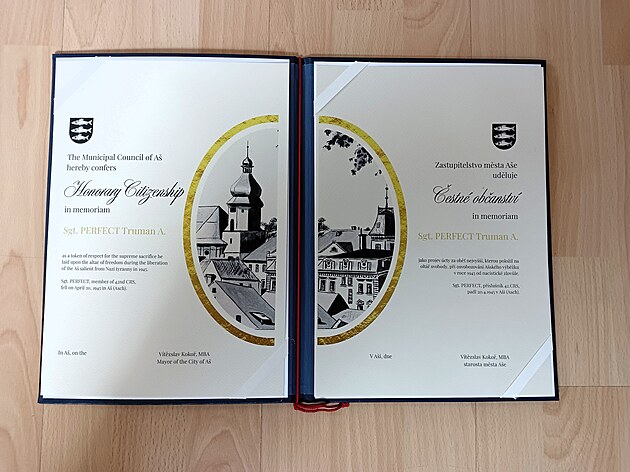 Devt amerických voják, kteí padli pi osvobozování Ae, dostane od tamní...