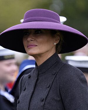 Americk� prvn� d�ma Melania Trumpov� (17. z��� 2025)