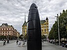 U patnct let stoj na brnnskm nmst Svobody netradin orloj. (17. z...