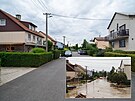 Sazovice ped rokem a nyn. Povodn 15. z 2024 zaplavily velkou st obce...