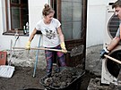 Odstraovn nsledk povodn na Jesenicku.