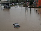 Infrastruktura obnovena. Zcela pod vodou zstala také jihovýchodní ást Opavy v...