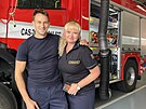 Marek Vek s mluv pardubickch hasi Vendulou Horkovou (15. z 2025)