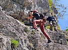 Hasii z Chrudimi pomohli vyslen dvce na ferratch v Rakousku.