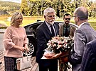 Prezident Petr Pavel s manelkou Evou pijeli na nvtvu do Pardubickho kraje...