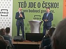 Premir Petr Fiala diskutoval s lidmi v Teplicch