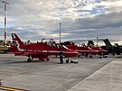 Sthaky Royal Air Force na letiti v Ostrav.