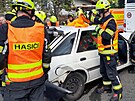 Hasii v Libereckm kraji zasahovali u dopravn nehody dvou osobnch automobil...
