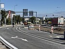 Stavebn firmy dokonuj rozshlou rekonstrukci kruhovho objezdu na Nov...