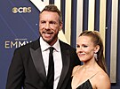Dax Shepard a Kristen Bellová na cenách Emmy v Los Angeles (14. zá�í 2025)