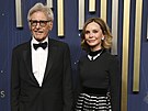Harrison Ford a jeho man�elka Calista Flockhartová na cenách Emmy v Los Angeles...