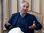 Americký spisovatel Dan Brown, jeho nový bestseller Tajemství vech tajemství...