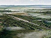 Takto by jednou mohly uhán�t rychlovlaky Polabím. Tamní starostové obcí jsou...