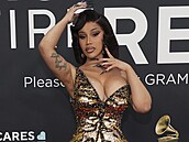 Cardi B na cenách Grammy v Los Angeles (2. února 2025)