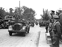 Pehlídka Wehrmachtu a Rudé armády  v Brestu, 22.9.1939