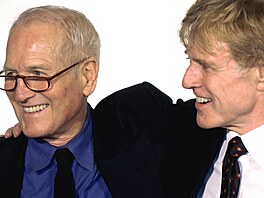Paul Newman a Robert Redford v íjnu 2004