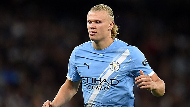 Erling Haaland v utkn s Neapol.