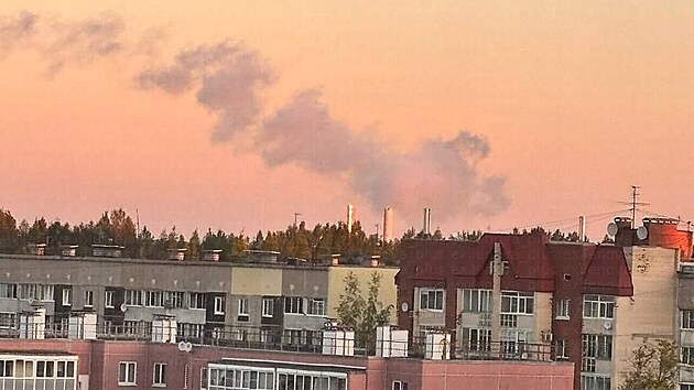 Ukrajinci za�to�ili drony v rusk� Leningradsk� oblasti. (12. z��� 2025)