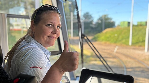 Kateina Hjkov z Dopravnho podniku msta Brna, astnice mistrovstv svta alin ve Vdni (z 2025)