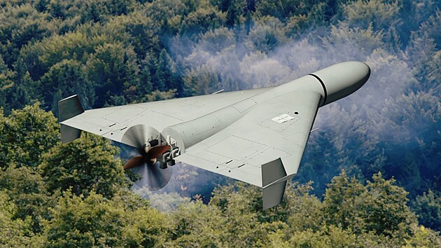 Rusk� vojensk� kamikadze dron ��hed. (14. �ervna 2024)