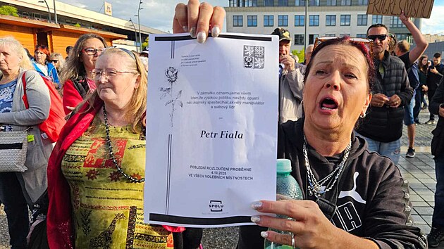 Mtink premira Petra Fialy a koalice SPOLU v lokalit Ostrava-jih. (15. z 2025)