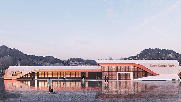 V Altaji m podle vizualizace vyrst modern letit. (23. bezna 2025)